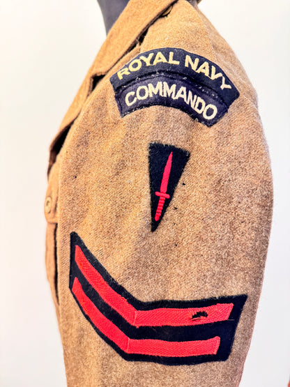 British Royal Marines Commando NCO Medic Battledress Uniform Blouse Tunic