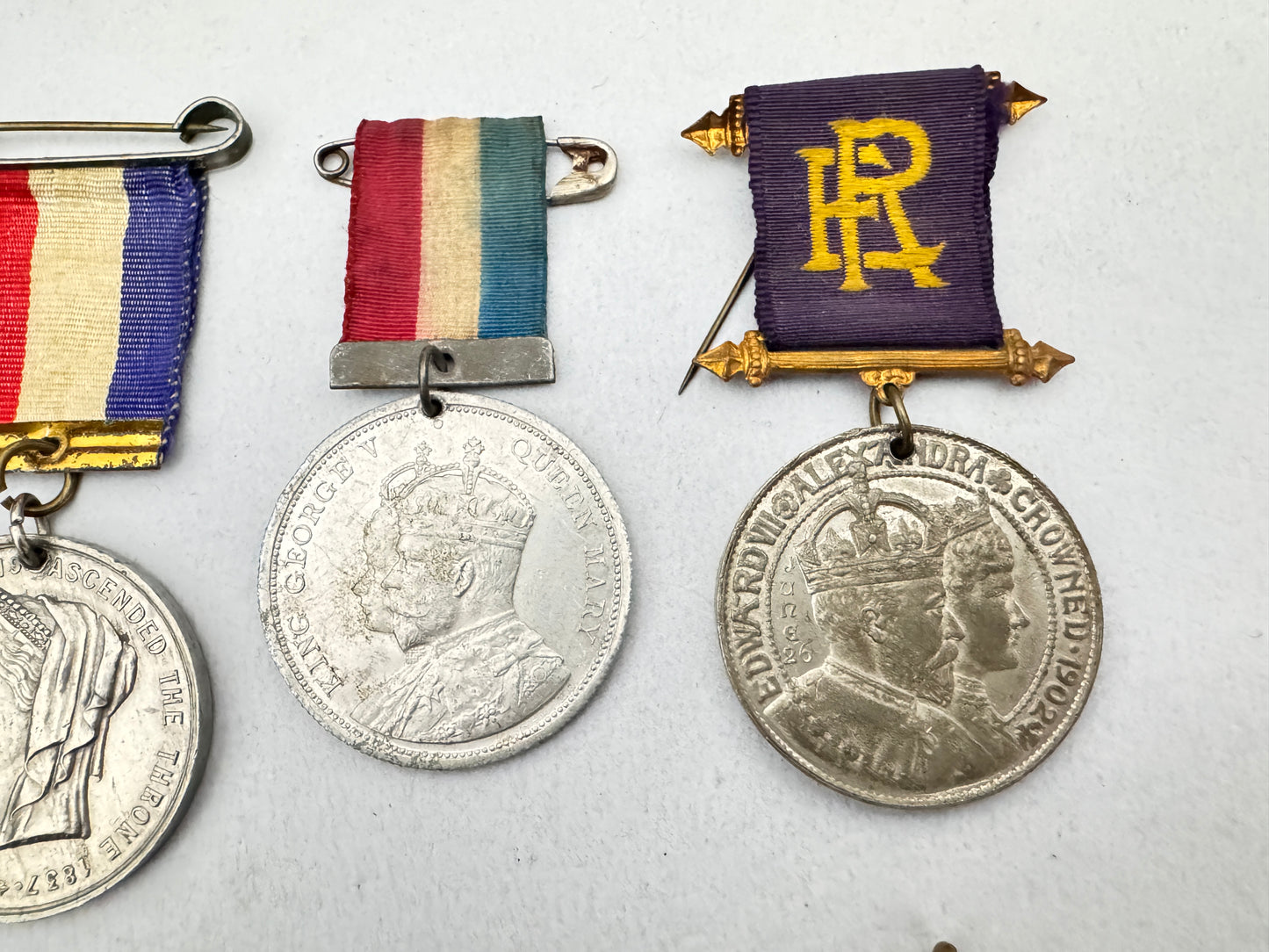 British Royal Commemorative Medals Lot Victoria Edward VII George V George VI