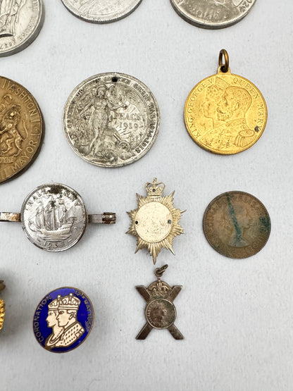 British Royal Commemorative Medals Lot Victoria Edward VII George V George VI