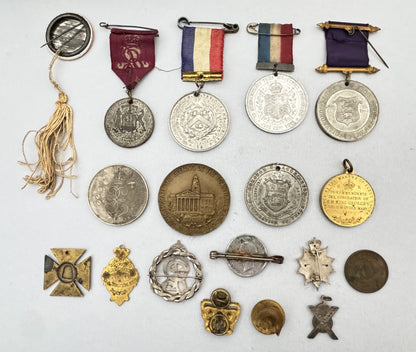 British Royal Commemorative Medals Lot Victoria Edward VII George V George VI