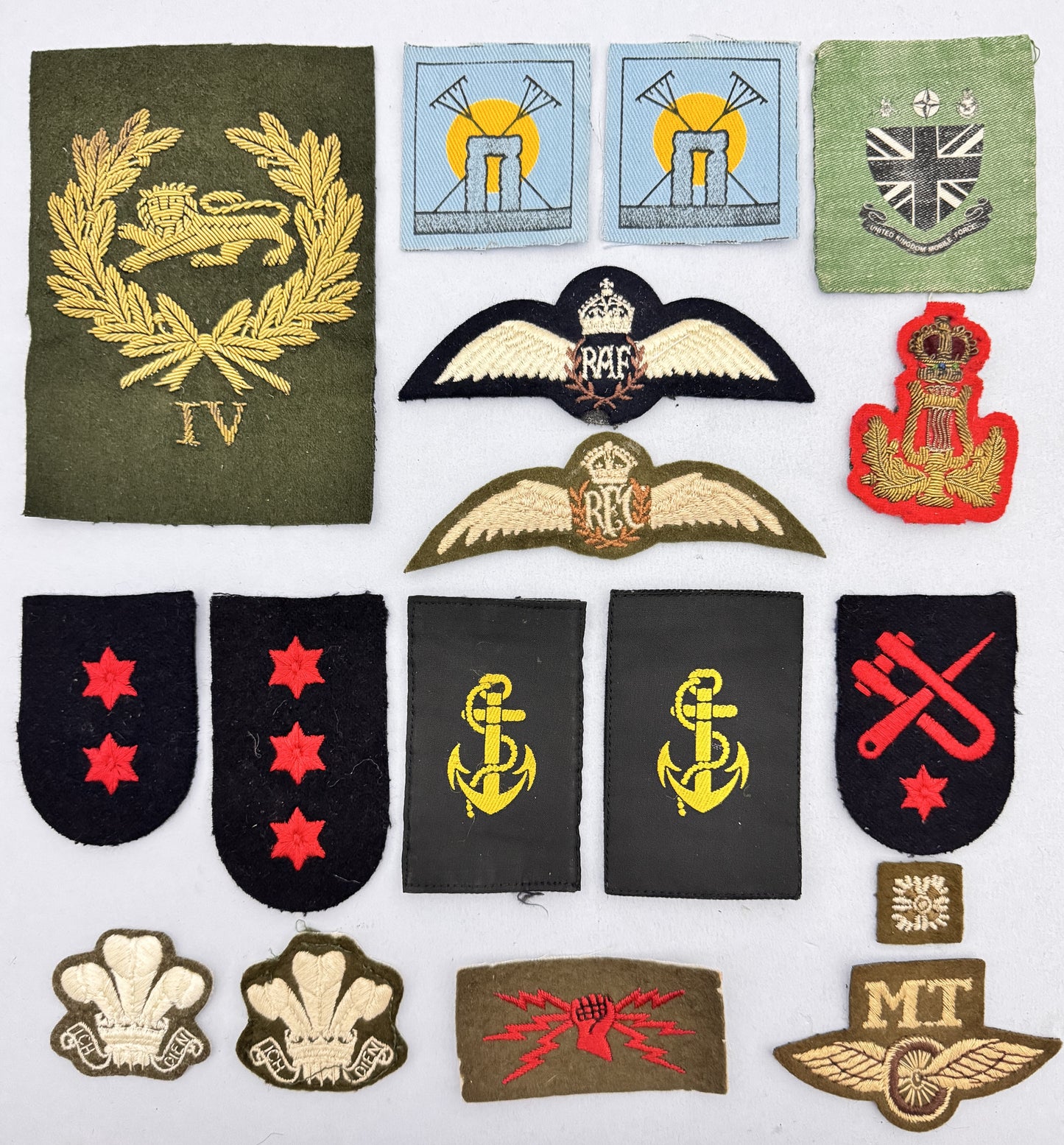 British Military Insignia Formation Sign Arm Badges