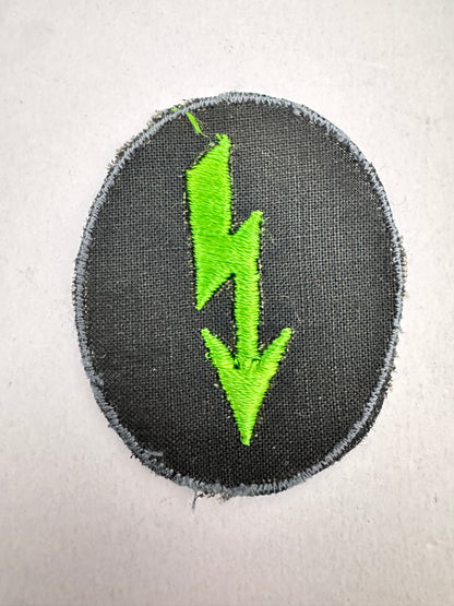 WW2 German Army Gebirgsjager Signals Blitz Arm Badge