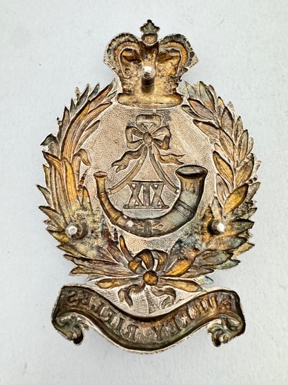 British Army 19th Surrey Rifle Volunteers Officer's Belt Plate Badge
