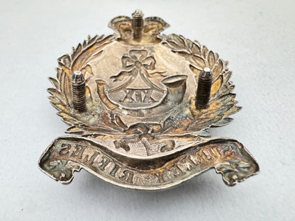 British Army 19th Surrey Rifle Volunteers Officer's Belt Plate Badge