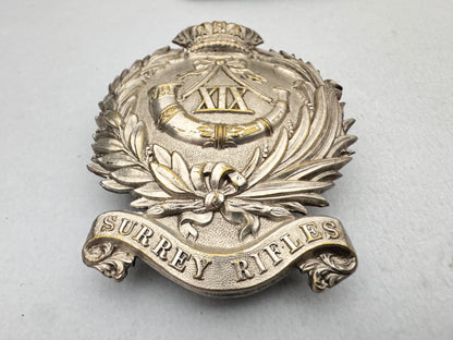 British Army 19th Surrey Rifle Volunteers Officer's Belt Plate Badge