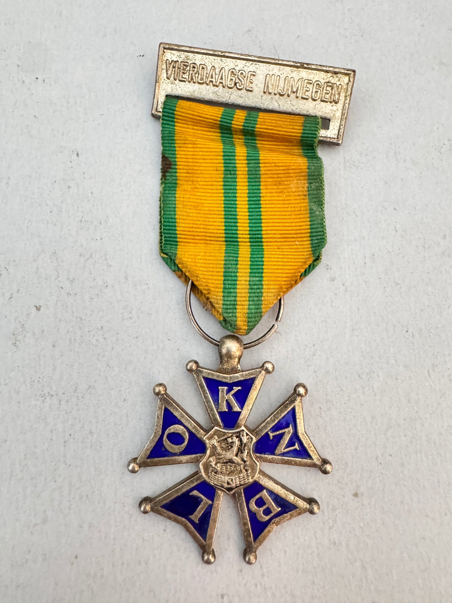 Netherlands 4 Day Marches Nijmegen Silver Medal Vierdaagsekruis 5th March