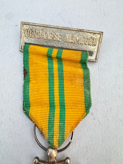 Netherlands 4 Day Marches Nijmegen Silver Medal Vierdaagsekruis 5th March
