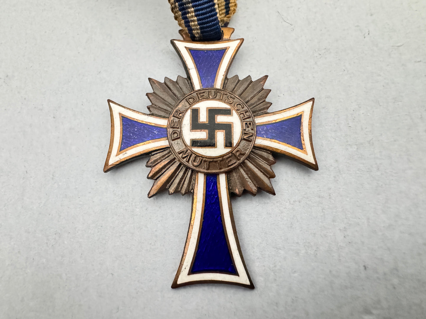 Third Reich German Mother's Cross Bronze Grade Medal