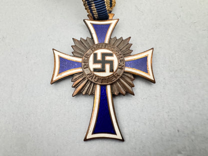 Third Reich German Mother's Cross Bronze Grade Medal
