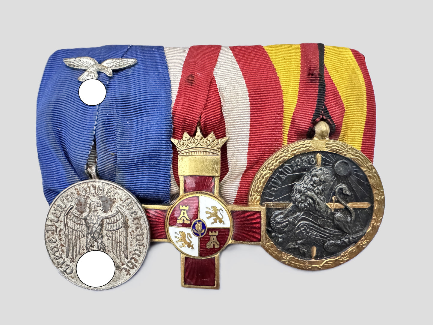 German Luftwaffe Legion Condor Medal Bar 1936 Spanish Civil War