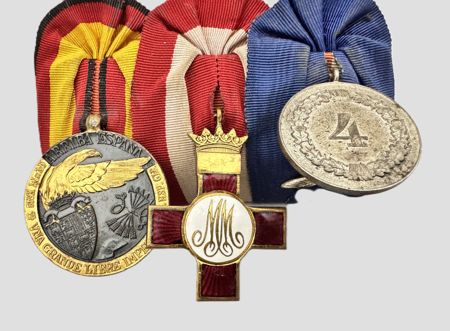 German Luftwaffe Legion Condor Medal Bar 1936 Spanish Civil War