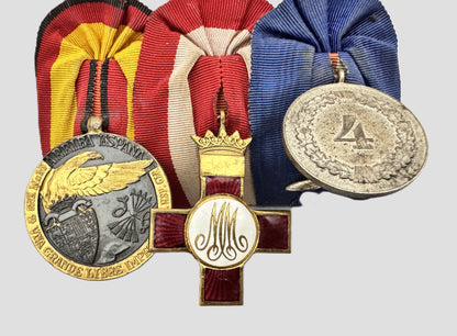 German Luftwaffe Legion Condor Medal Bar 1936 Spanish Civil War
