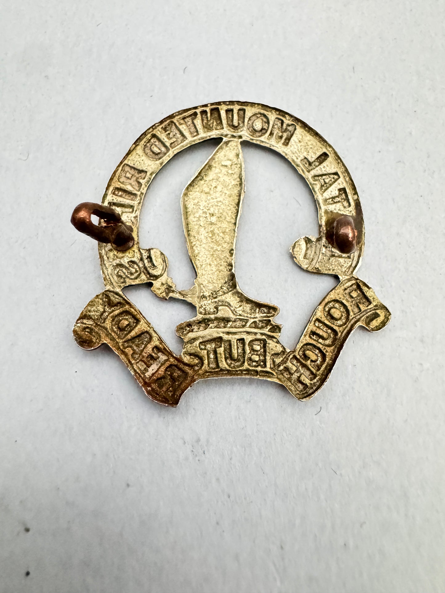 WW1 South African Army Natal Mounted Rifles Cap Badge