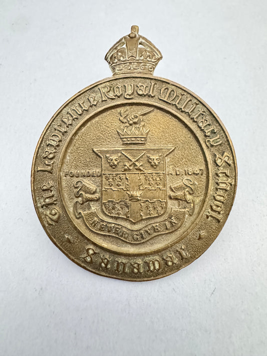 British India The Lawrence Royal Military School Sanawar Cap Badge Colonial Era