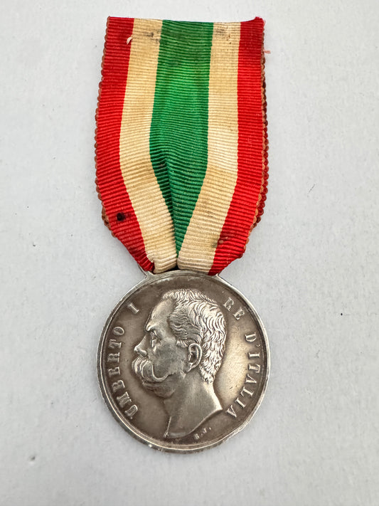 Italian Independence Wars Medal Unita d'Italia 1848 1870 S. Johnson