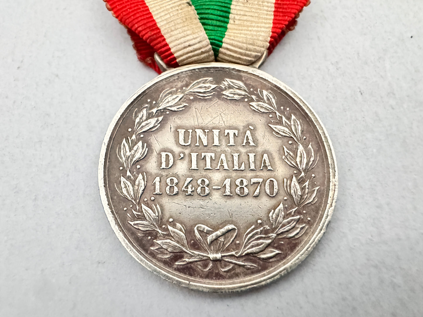 Italian Independence Wars Medal Unita d'Italia 1848 1870 S. Johnson