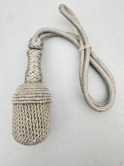 WW2 German Army Aluminium Dagger Portepee Troddel Hanger Knot