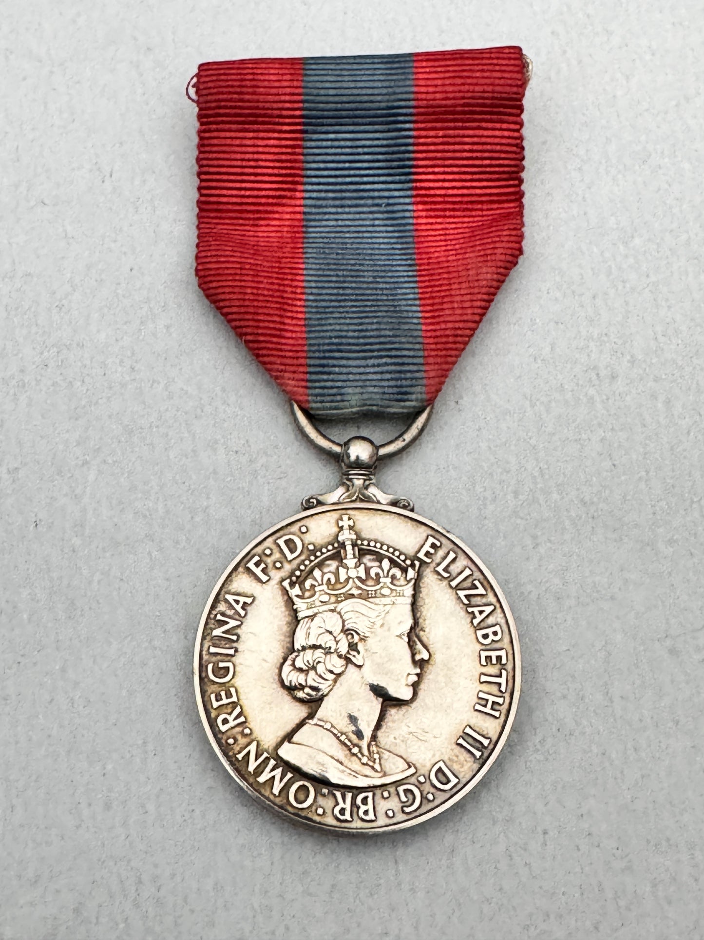British Imperial Service Medal (ISM) QEII Issue Cased
