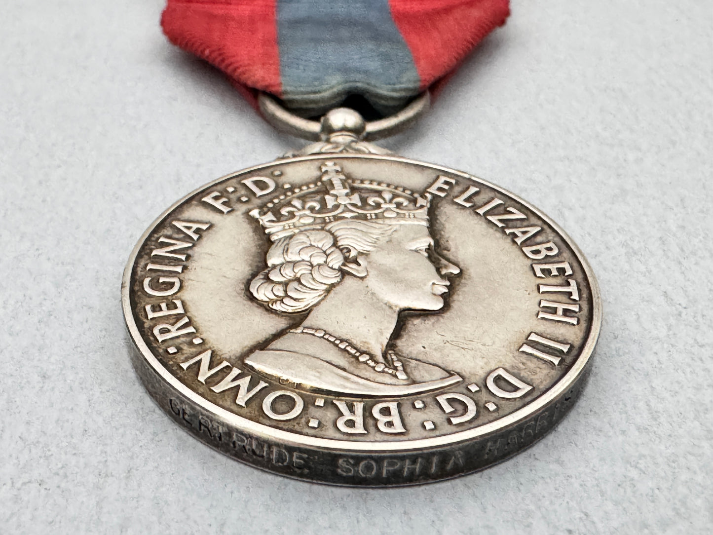 British Imperial Service Medal (ISM) QEII Issue Cased