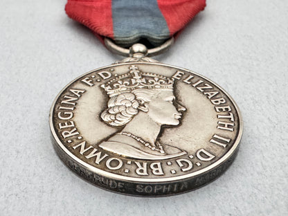 British Imperial Service Medal (ISM) QEII Issue Cased