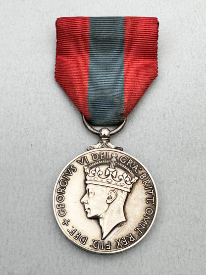British Imperial Service Medal (ISM) GVI Issue Cased