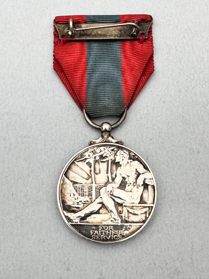 British Imperial Service Medal (ISM) GVI Issue Cased