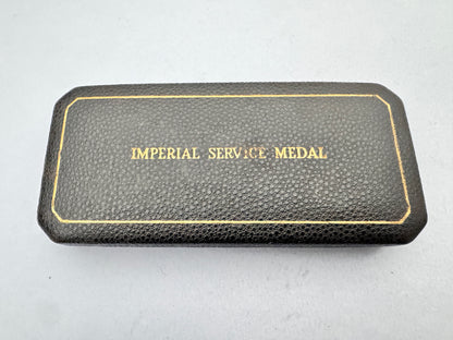British Imperial Service Medal (ISM) GVI Issue Cased
