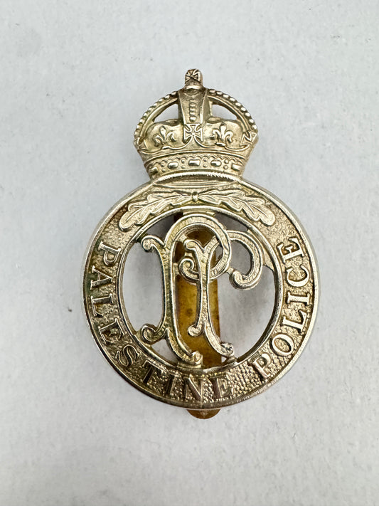 Palestine Police Cap Badge PP British Colonial Mandate