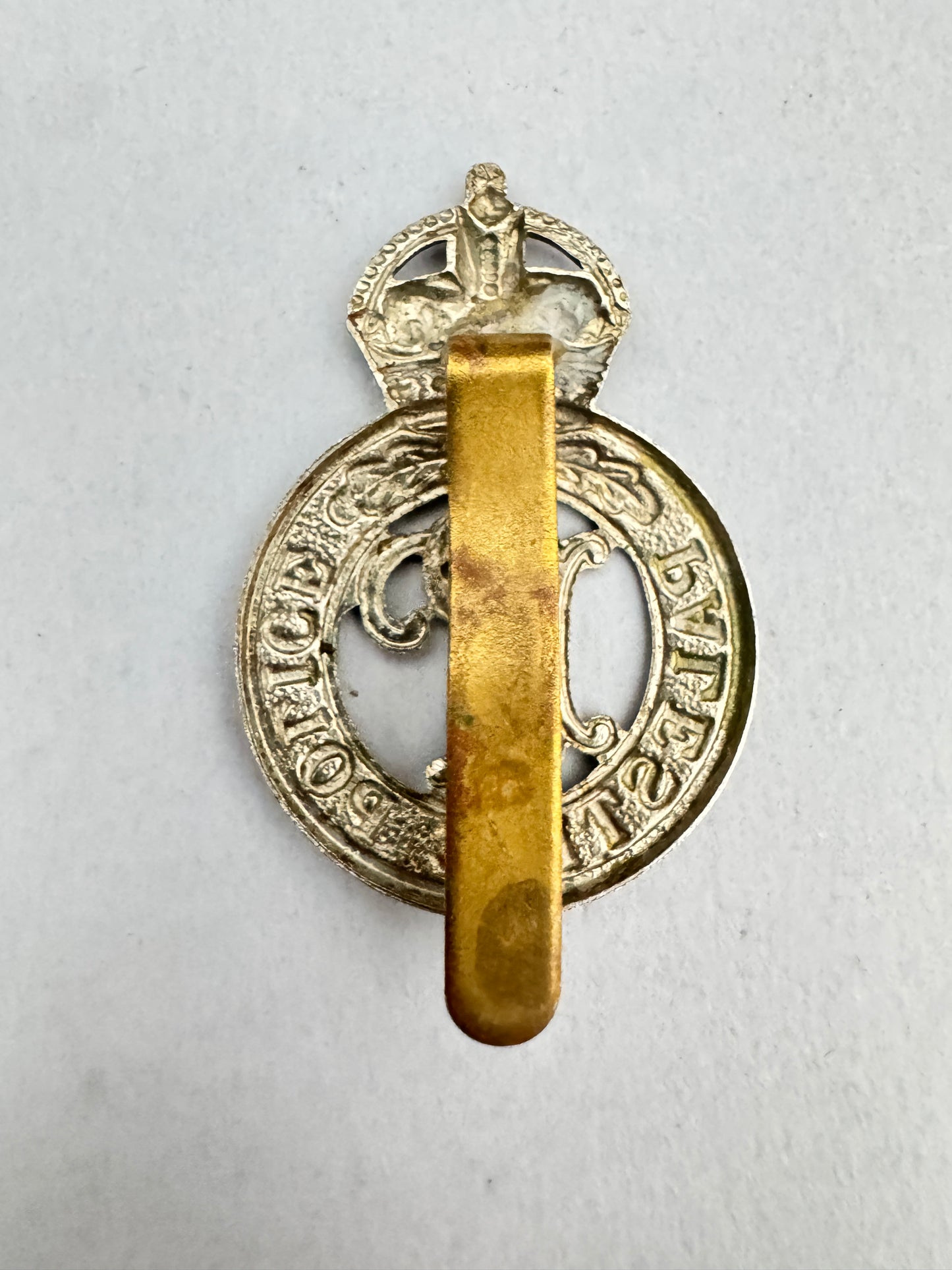 Palestine Police Cap Badge PP British Colonial Mandate