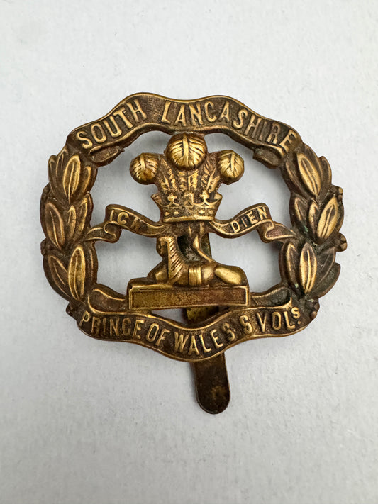 WW1 British Army 5th Battalion South Lancashire Volunteers Cap Badge