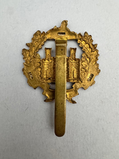 WW2 British Army Essex Regiment Overseas Pagri Cap Badge