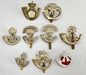 Lot of British Army Light Infantry Regimental Cap Badges