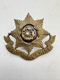 WW1 British Army East Yorkshire Officer's Gilt Cap Badge GAUNT