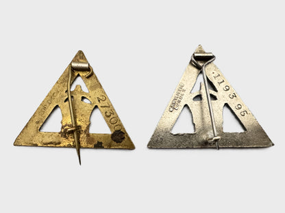WW1 British War Service 1916 Lapel Badges for Weapons Factory Workers