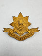 WW1 British Army Worcestershire Regiment Officer's Gilt Cap Badge
