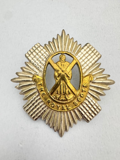 British Army Royal Scots Glengarry Cap Badge