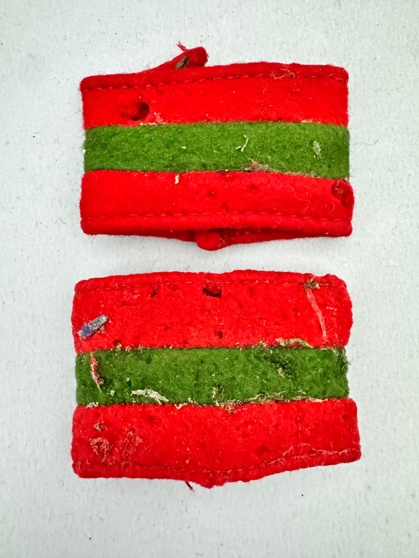 WW2 British Army Royal Tank Regiment 22nd Battalion Shoulder Epaulette Slides
