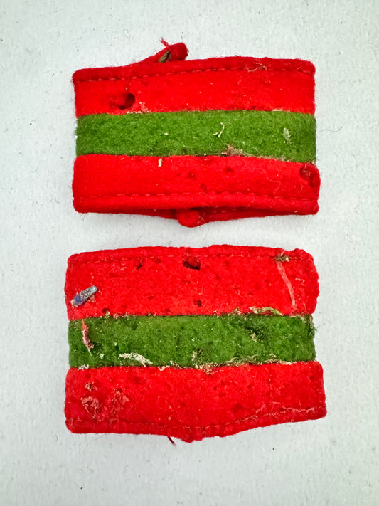 WW2 British Army Royal Tank Regiment 22nd Battalion Shoulder Epaulette Slides