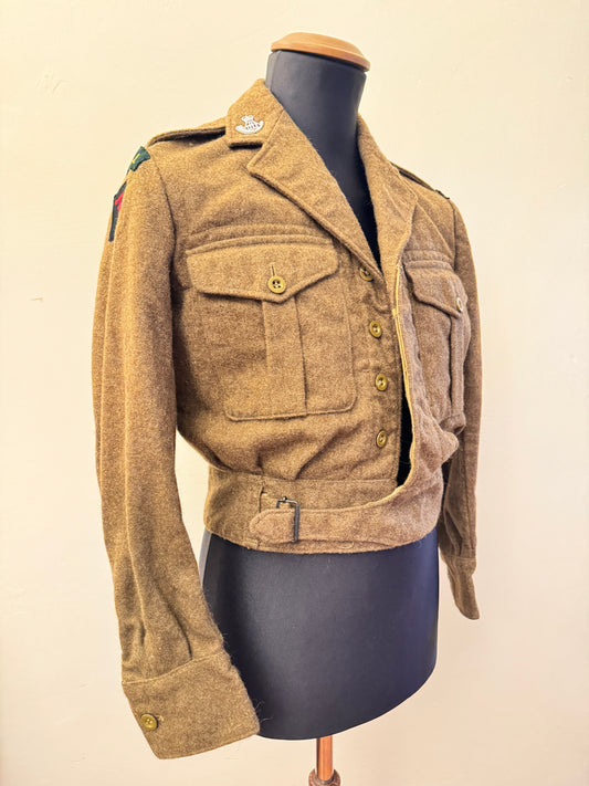 British Army Durham Light Infantry Officer's Battledress Uniform Blouse Tunic
