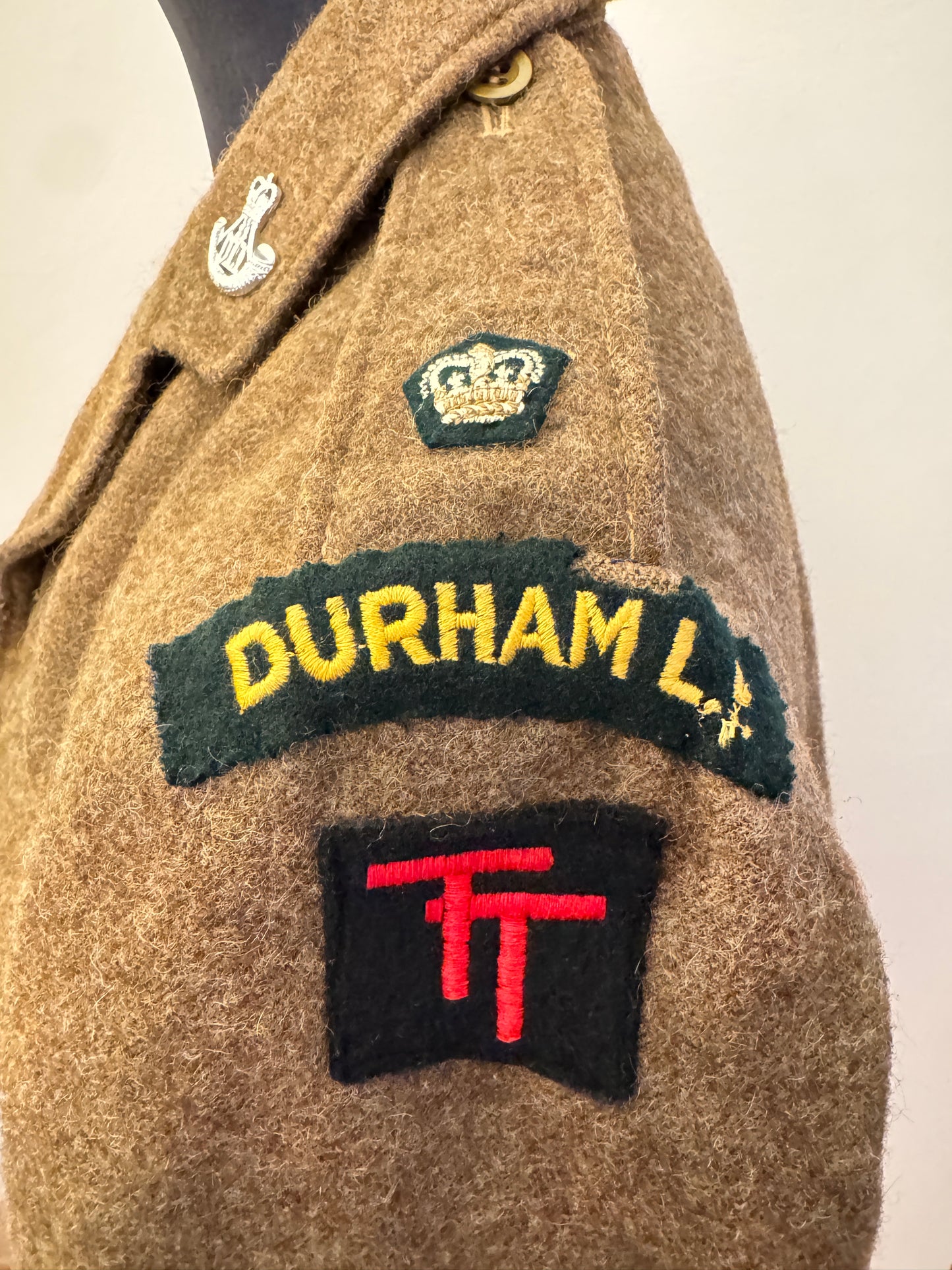British Army Durham Light Infantry Officer's Battledress Uniform Blouse Tunic