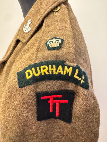 British Army Durham Light Infantry Officer's Battledress Uniform Blouse Tunic