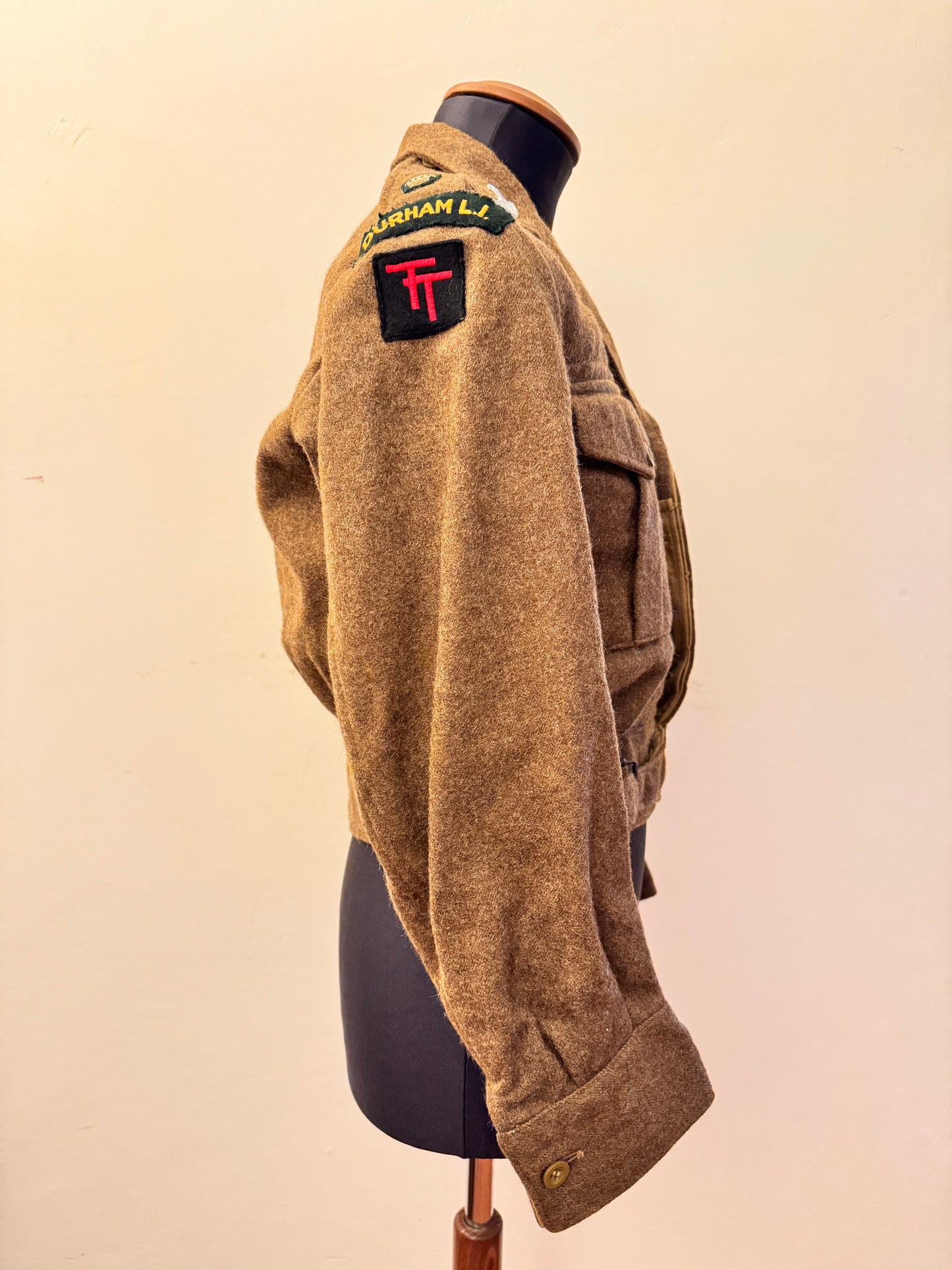 British Army Durham Light Infantry Officer's Battledress Uniform Blouse Tunic