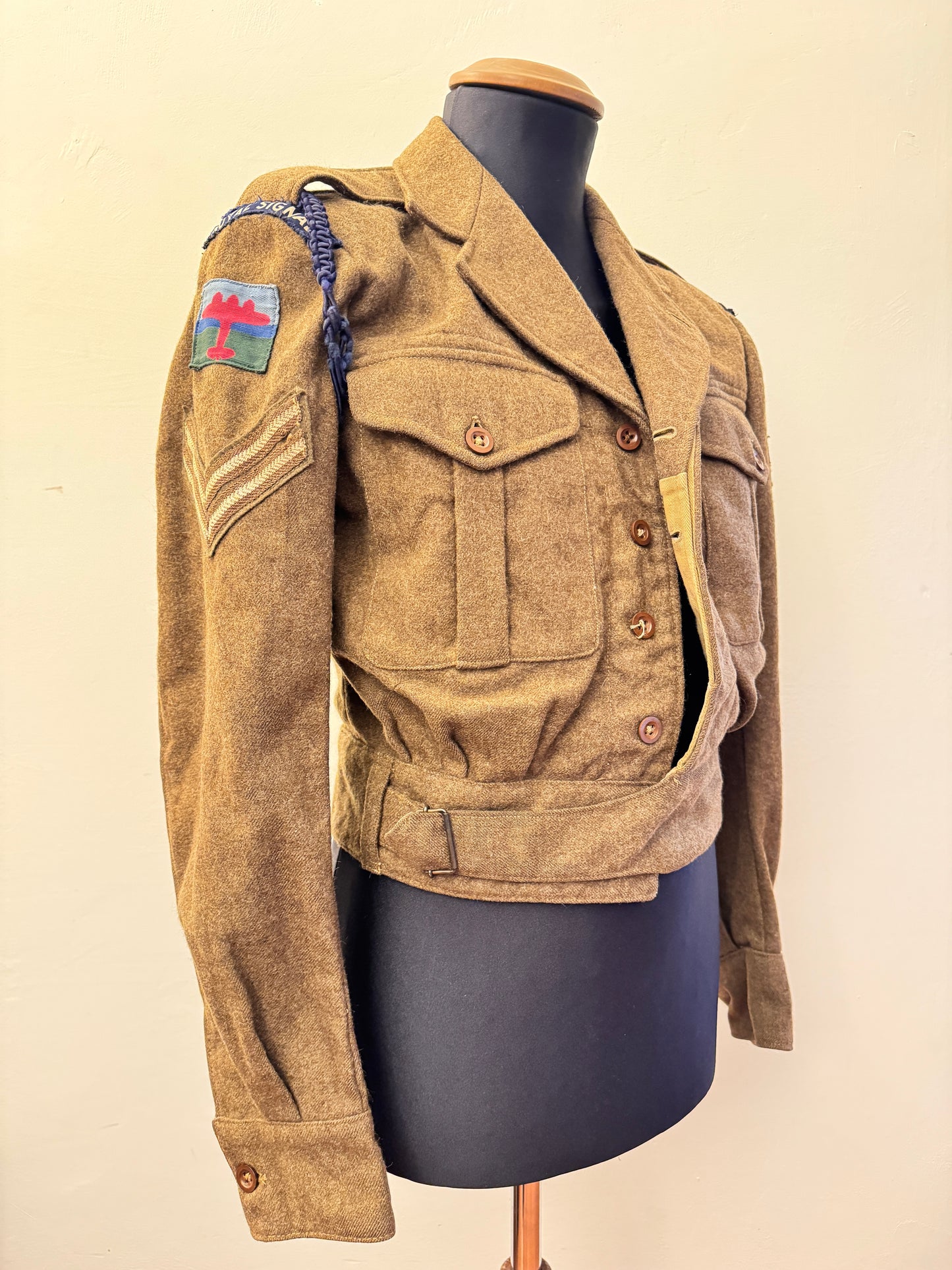 British Army Royal Signals Air NCO Battledress Uniform Blouse Tunic