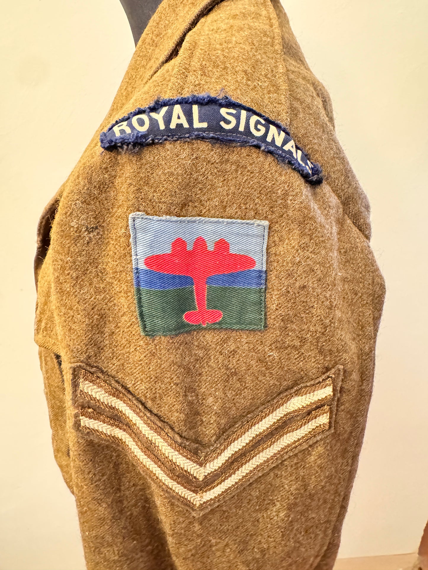 British Army Royal Signals Air NCO Battledress Uniform Blouse Tunic
