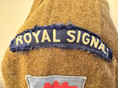 British Army Royal Signals Air NCO Battledress Uniform Blouse Tunic