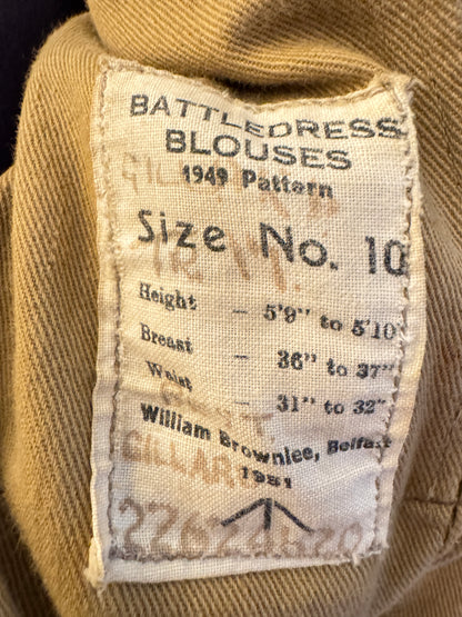 British Army Royal Signals Air NCO Battledress Uniform Blouse Tunic