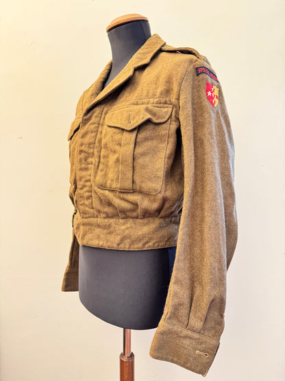 British Royal Marines Royal Armoured Corps Battledress Uniform Blouse Tunic