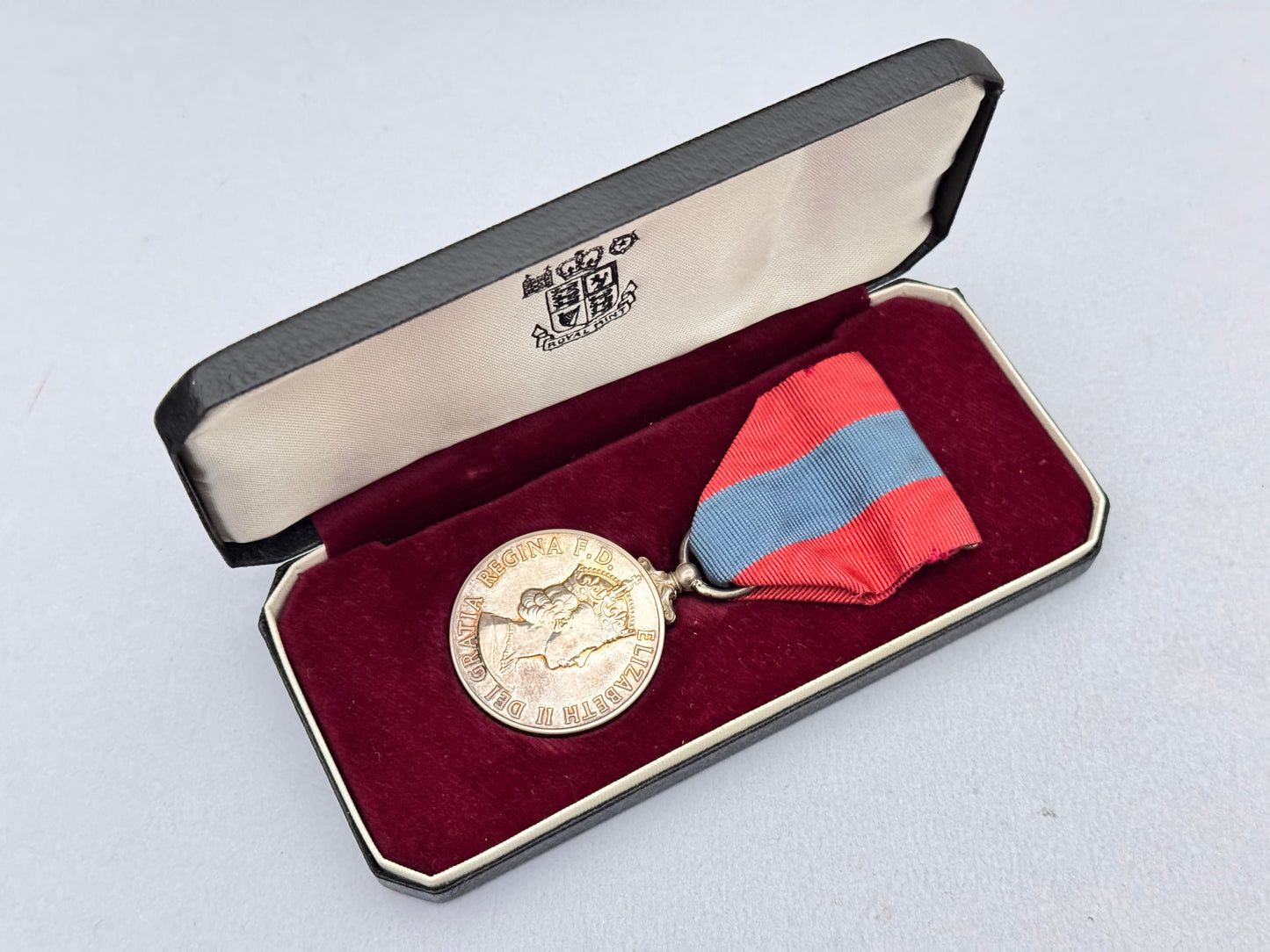 British Imperial Service Medal (ISM) QEII Issue Cased