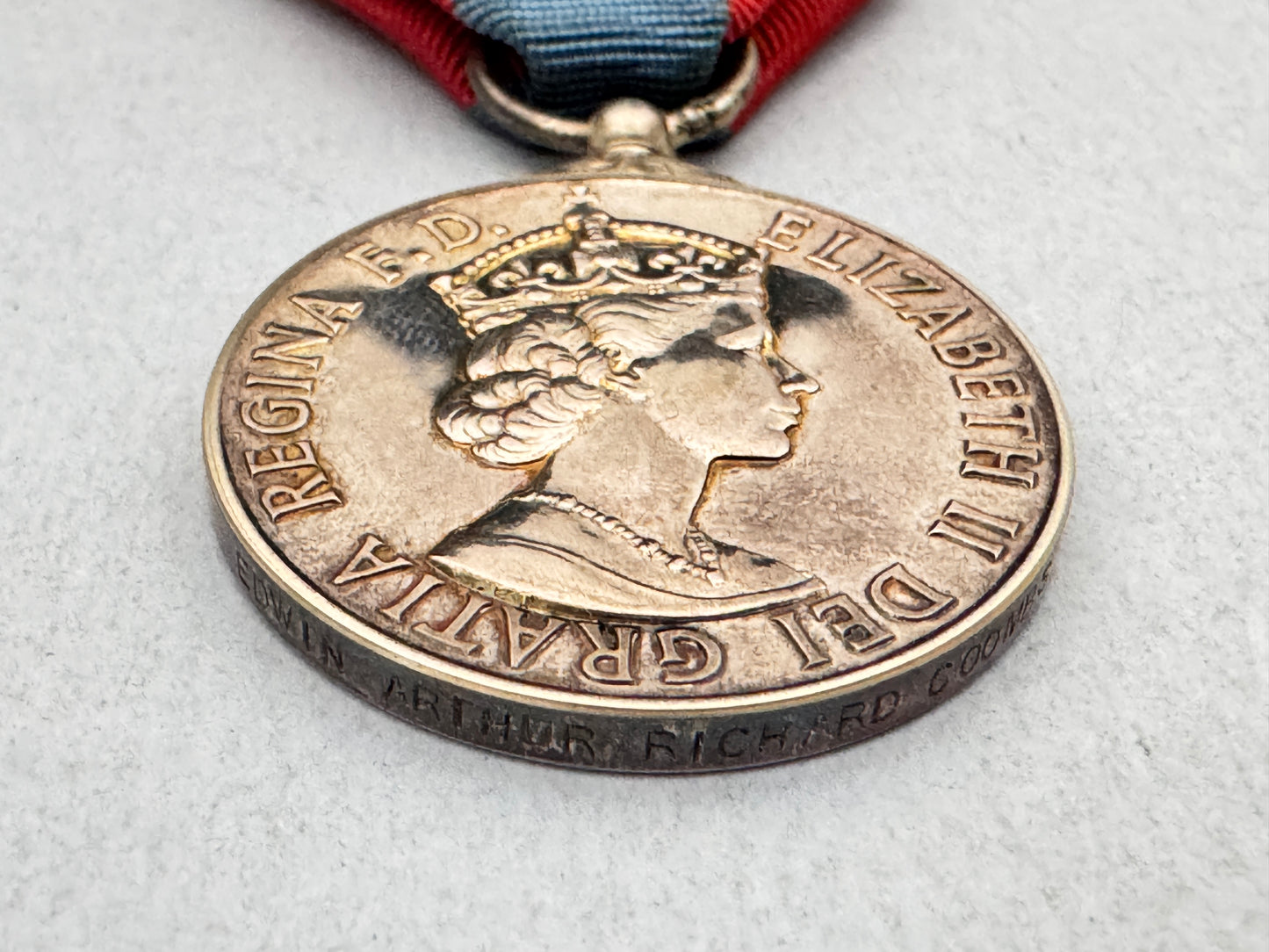 British Imperial Service Medal (ISM) QEII Issue Cased