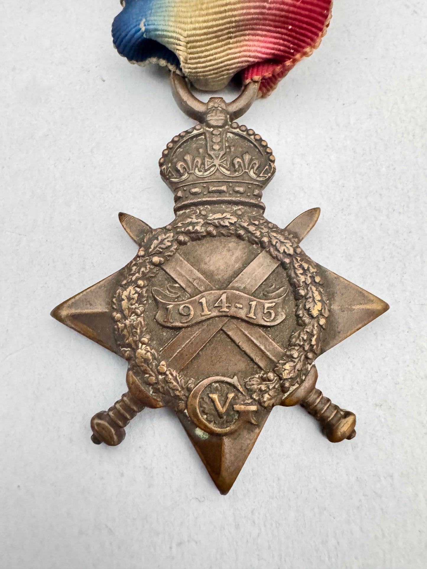 WW1 British Army 1914-1915 Campaign Star MIDDLESEX REGIMENT